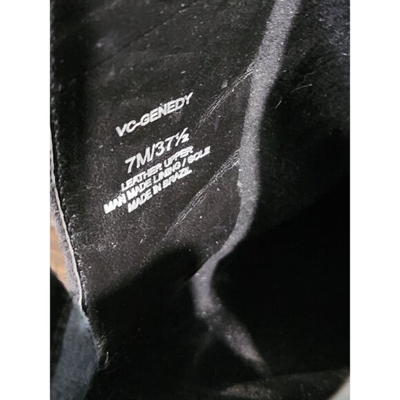Vince Camuto Genedy Black Suede Western Bootie Size 7M - Picture 7 of 8